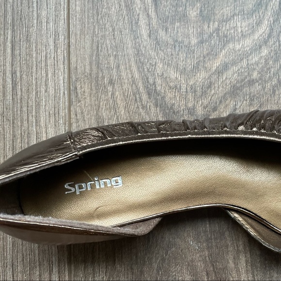 COPY - Spring Copper Ruched Kitten Heel | 38 - Picture 6 of 10